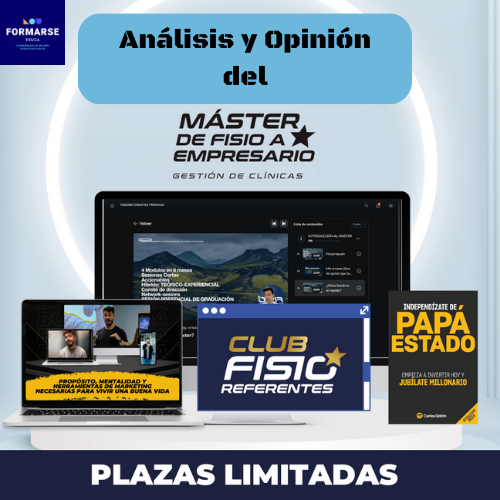 Inscripciones abiertas al Máster de Fisio a Empresario